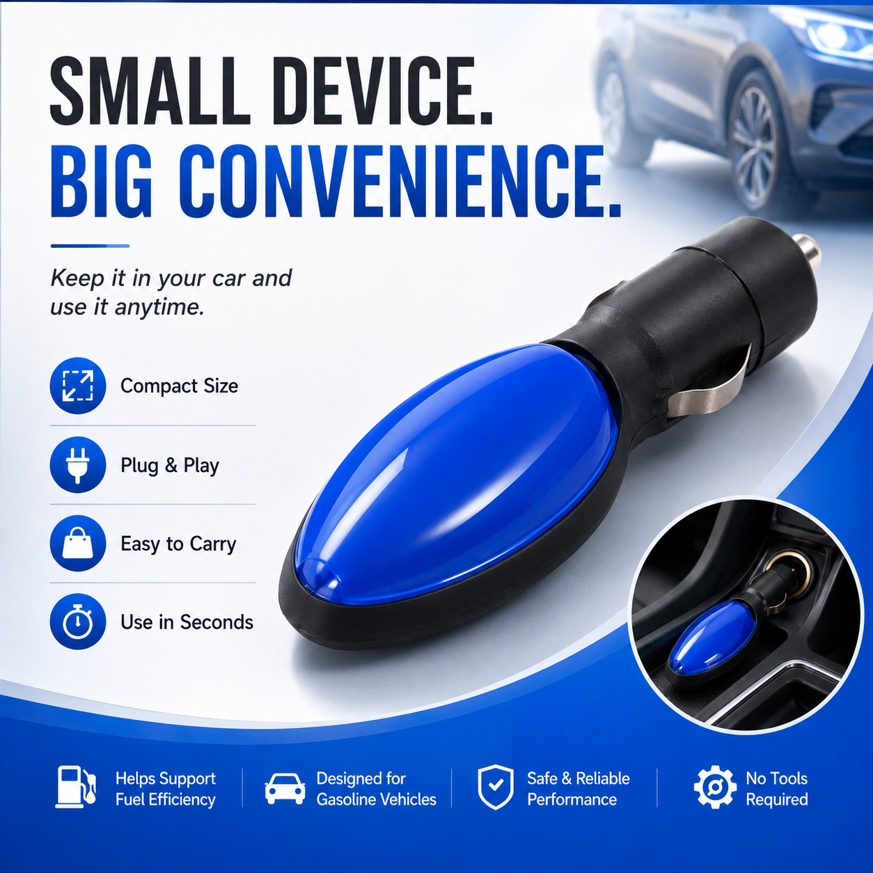 š„LAST DAY SALE 60% OFFš„ 2026 New Smart Fuel Saver Plug-and-Play & Save Up to 30%