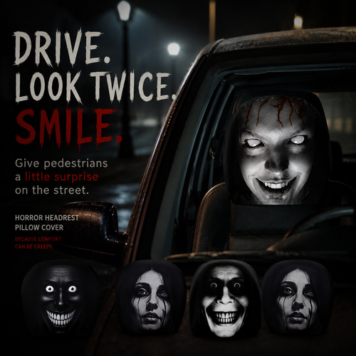 Budevia™A Pair Phantom Headrest Covers