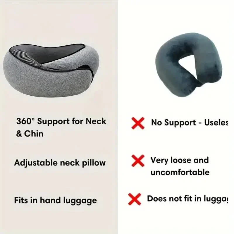 Memory Foam Travel Pillow