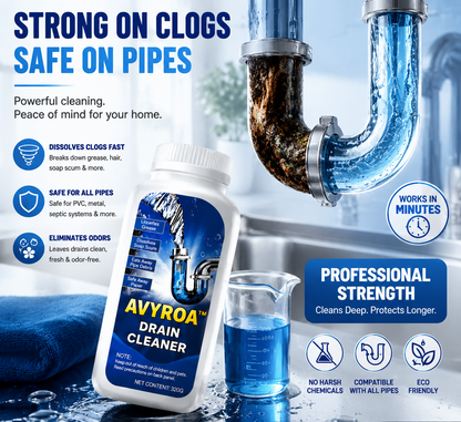 Avyroa™Foaming Drain Cleaner: Dissolves 200+ Clogs & Kills 99% Bacteria