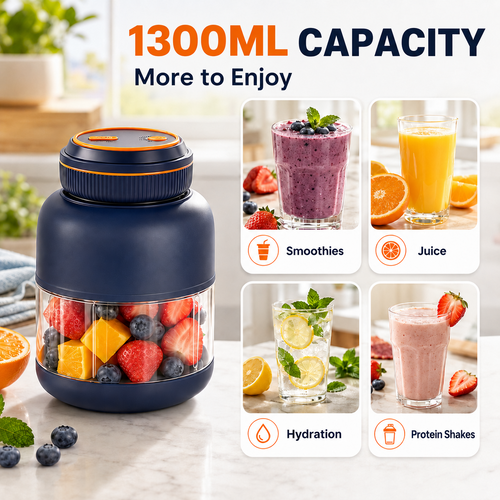 🍹New for 2026 · 60% Off - Multifunctional Portable Wireless Juicer Cup