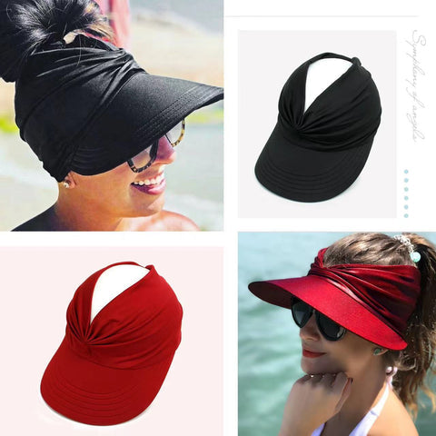 💥LAST DAY SALE 75%OFF💥UPF 50+ Sun Visor Ponytail Hat