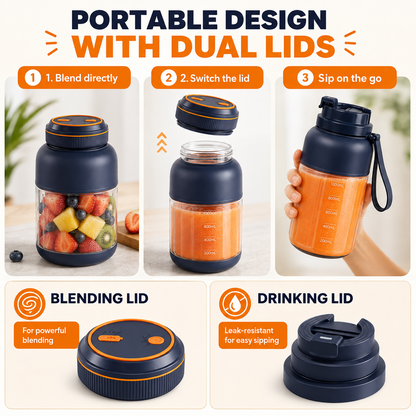 🍹New for 2026 · 60% Off - Multifunctional Portable Wireless Juicer Cup