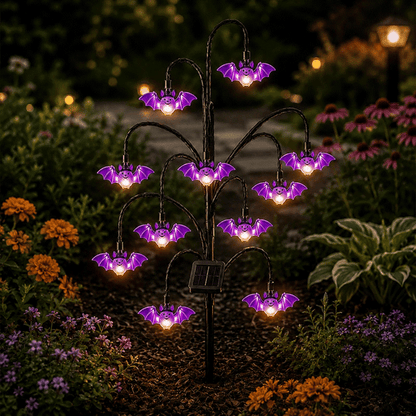 🎃 Halloween Solar Tree Stump Light