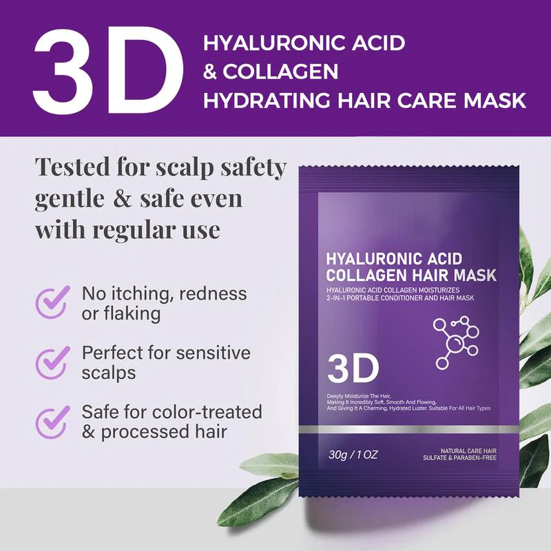 🔥Day Sale 50% OFF❤️ 3D Collagen Hair Mask