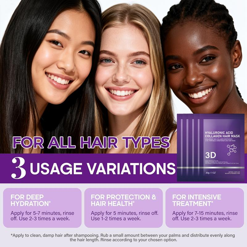 🔥Day Sale 50% OFF❤️ 3D Collagen Hair Mask