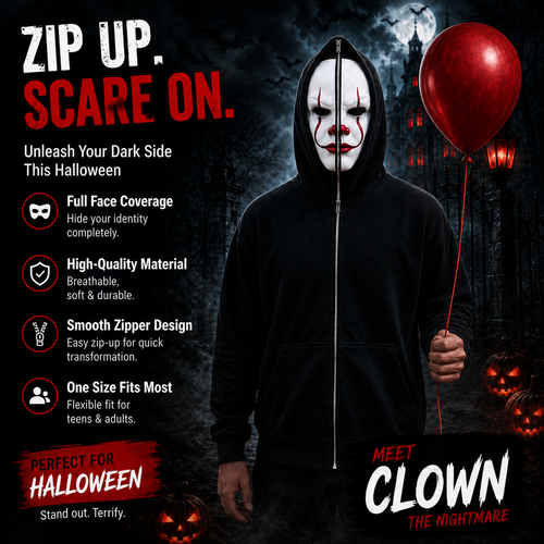 Horror Zip up Hoodie