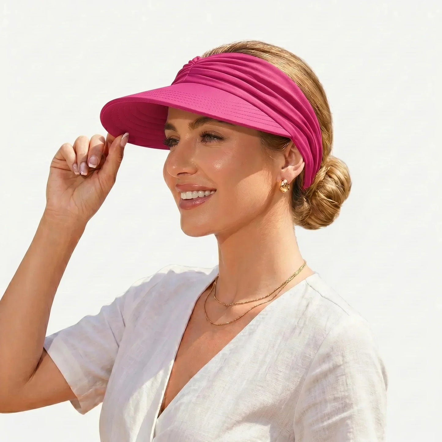 💥LAST DAY SALE 75%OFF💥UPF 50+ Sun Visor Ponytail Hat