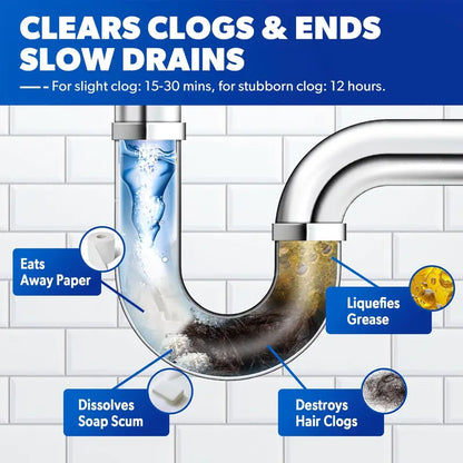 Avyroa™Foaming Drain Cleaner: Dissolves 200+ Clogs & Kills 99% Bacteria