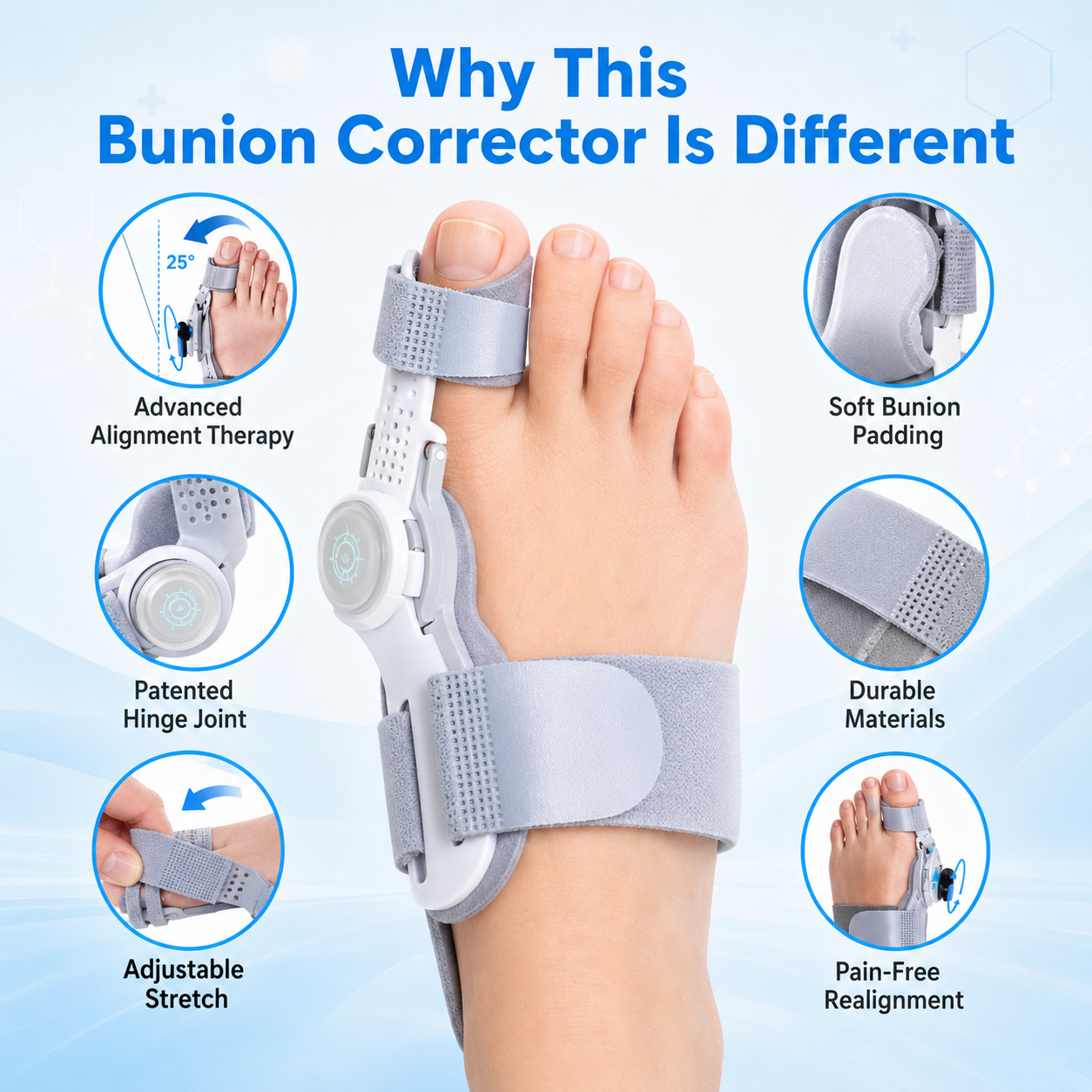 ⏰ Limited-Time Offer: Buy More, Save More  🦶 Bunion Night Relief Splint Start Gentle Toe Relief Tonight 🌙✨