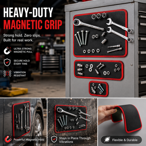 2026 Flexible Magnetic Tool Mat & Tray Holder