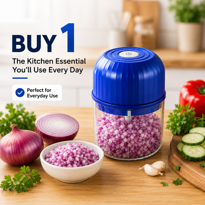 🔥Last Day 60% OFF — Cordless Multifunctional Mini Chopper with 4 Sharp Blades