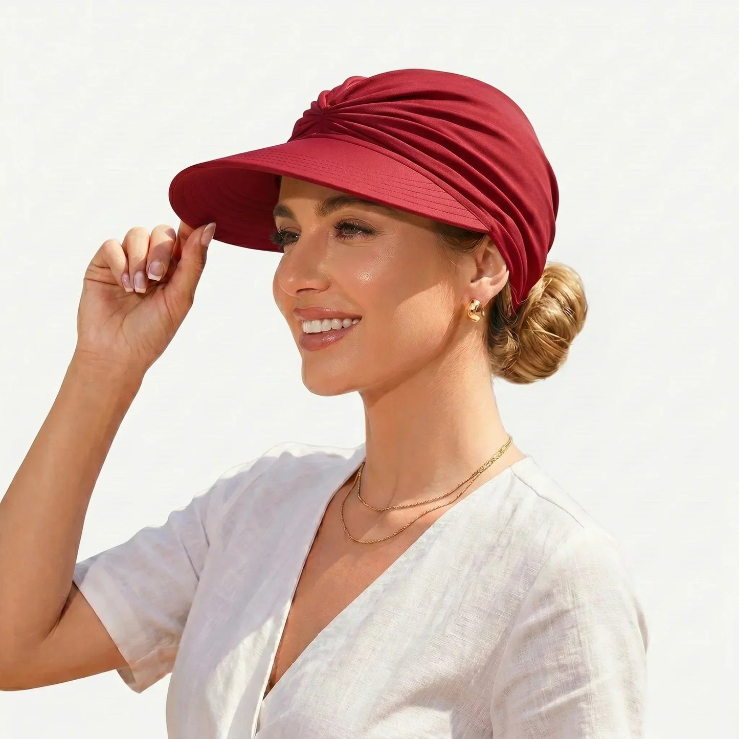 💥LAST DAY SALE 75%OFF💥UPF 50+ Sun Visor Ponytail Hat