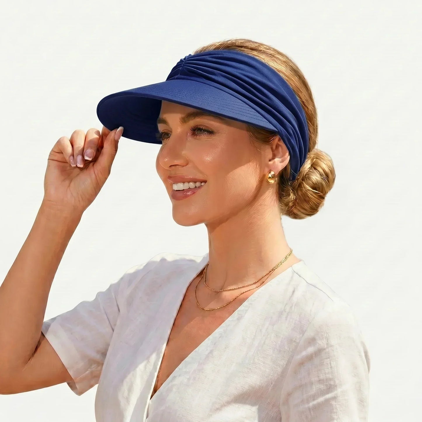 💥LAST DAY SALE 75%OFF💥UPF 50+ Sun Visor Ponytail Hat