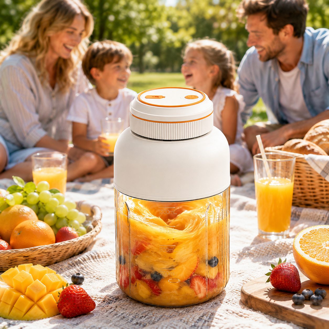 🍹New for 2026 · 60% Off - Multifunctional Portable Wireless Juicer Cup