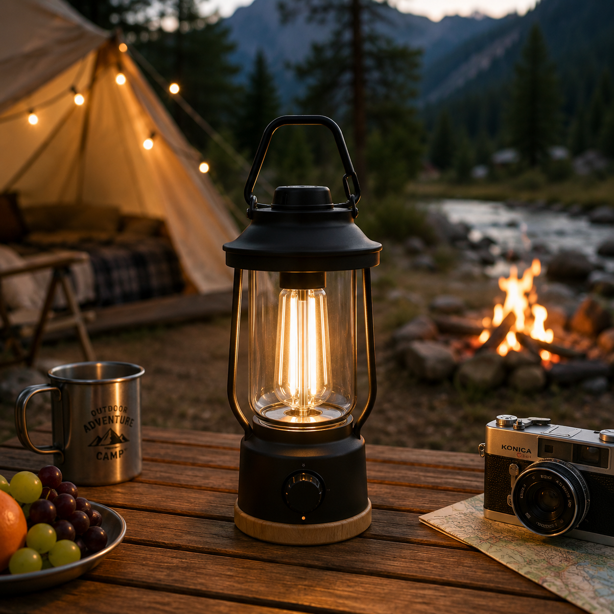 Vintage Glow OutdoorCamping Lantern
